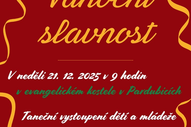 Vánoční slavnost 21. 12. 2025
