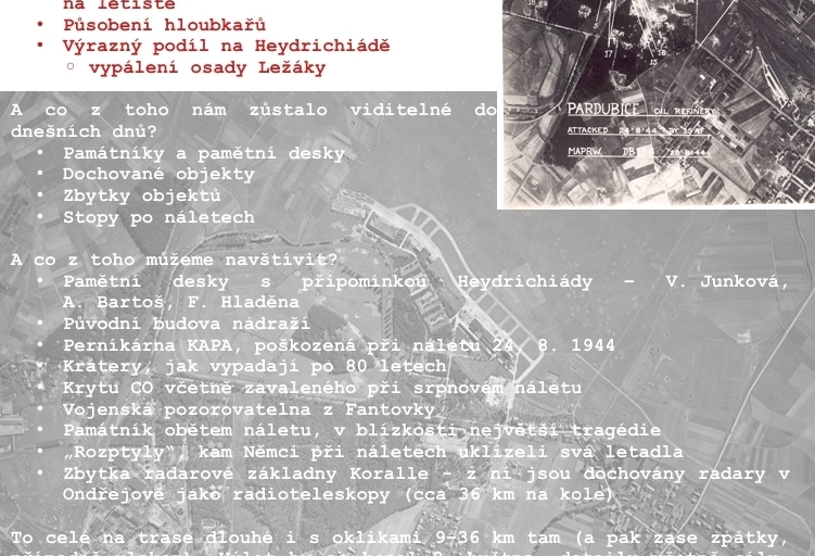 Cyklovýlet po místech spojených s válkou v Pardubicích