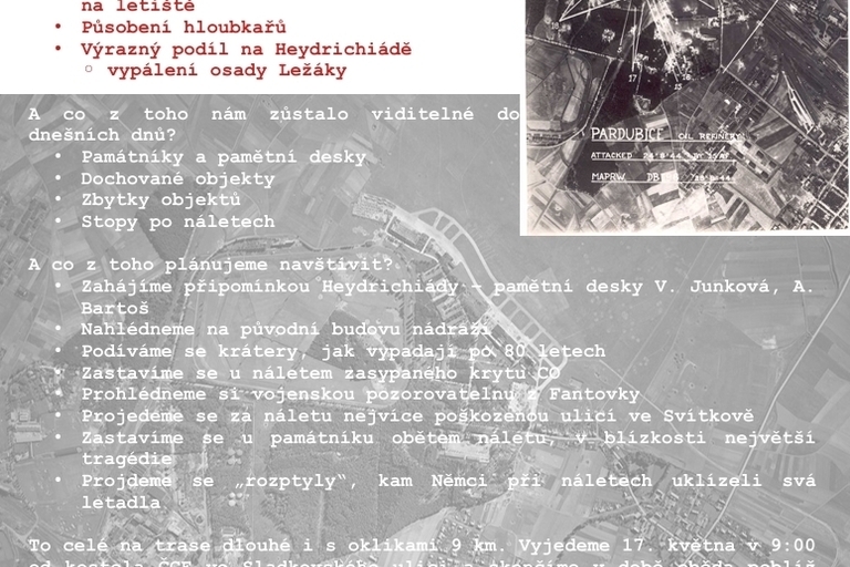 Cyklovýlet - Co nám v Pardubicích zůstalo na připomenutí války i po 80 letech?